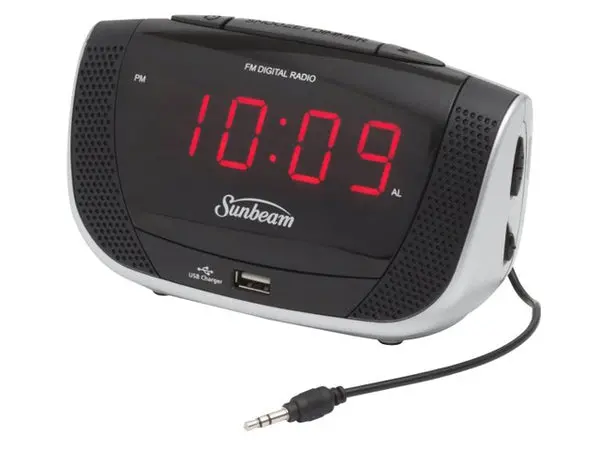 Digital Alarm Clock With Snooze Function – Compact Bedside Design (Model 986-Sucr1006005) 1