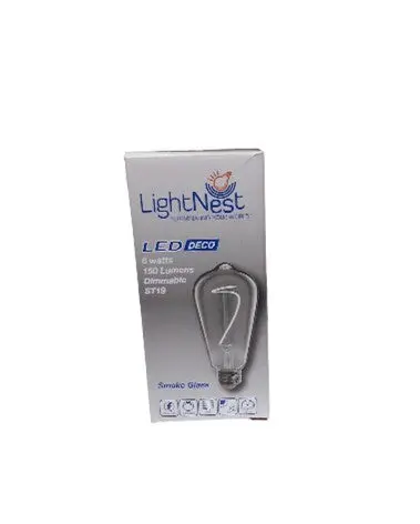 Dimmable St19 Led Lamp – 6W, Cool White (5000K), Ahu-Compatible 1
