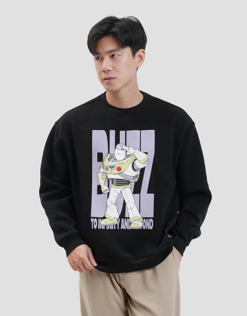 Disney Buzz Lightyear Full-Figure Crewneck Sweater For Men 1