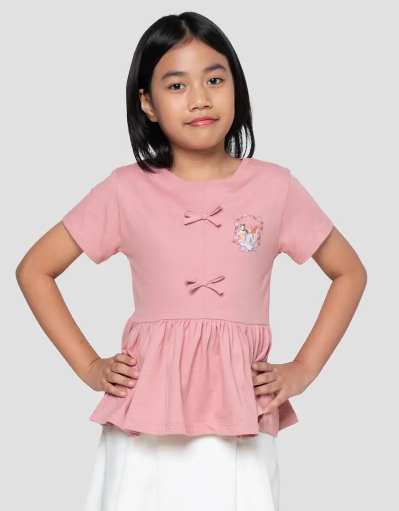 Disney Princess Peplum Top For Girls 1