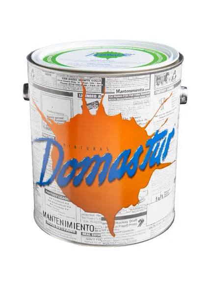 Domastur Maintenance-Grade White Paint, 10-Gallon Container 1
