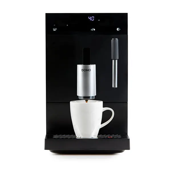 Domo Automatic Espresso Machine – 1350 W Black Compact Barista System 1