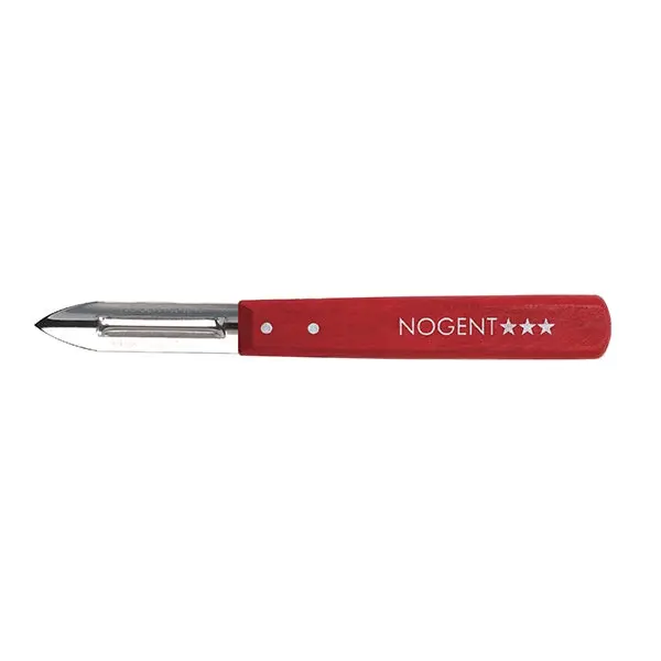 Double-Edged Wooden Peeler – Red Beech Handle, Nogent Classic 1