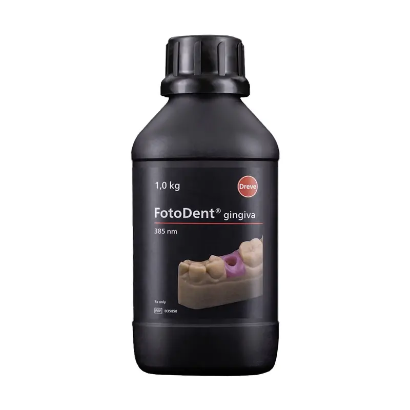 Dreve Fotodent® Gingiva Resin – 385 Nm 3D-Printable Gum Mask & Soft-Tissue Replica 1