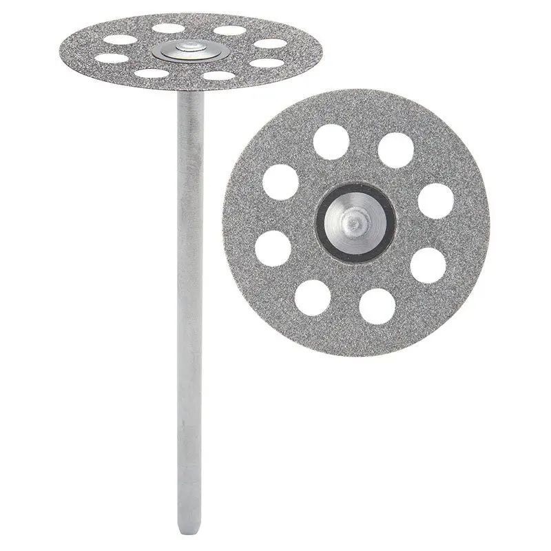 Dual-Sided Diamond Cutting Disc – Perforated, 22 × 0.20 Mm 1
