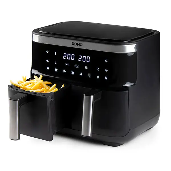Dual-Zone Electric Deep Fryer – 2×4L Capacity, Domo Deli Fryer 1