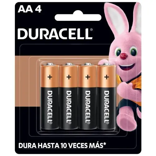 Duracell Aa Alkaline Batteries – 4-Pack, Mn1500B4 1