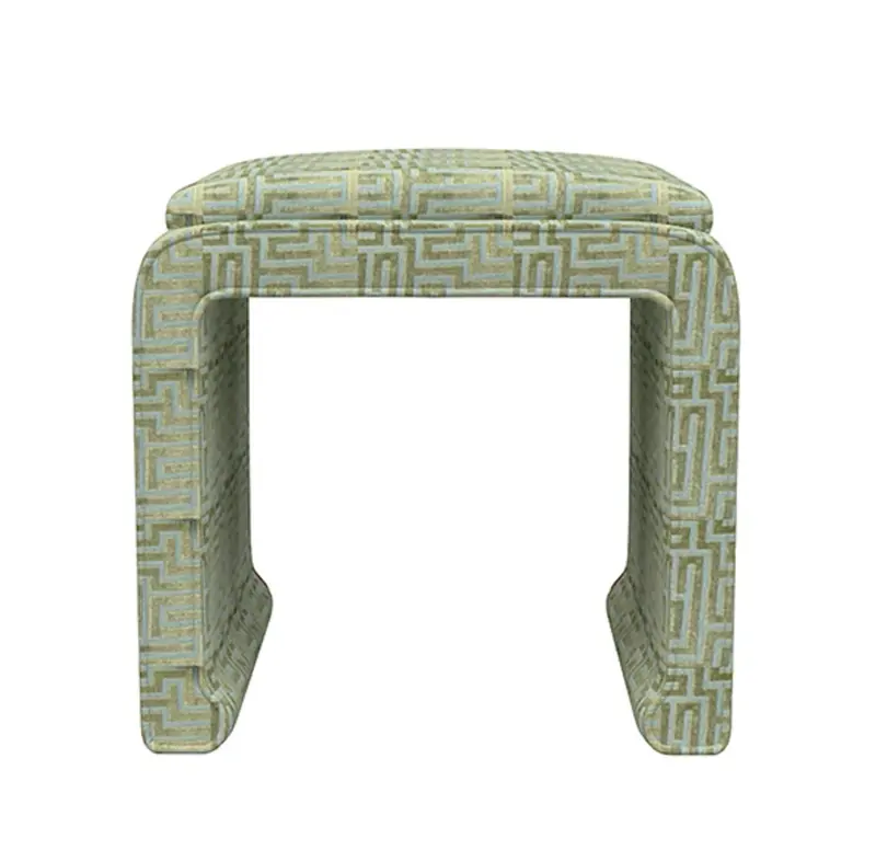 Edith Duluth Green Stool – Compact Accent Seating 1