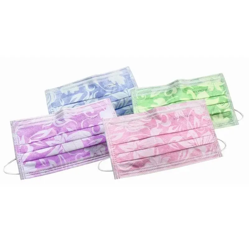 Euronda Monoart Triple-Layer Surgical Masks With Elastic Ear Loops 1