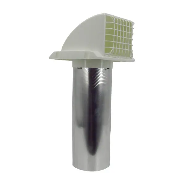 Ez-Flo 4" Curved Duct Ventilation Elbow (Model 60601) 1