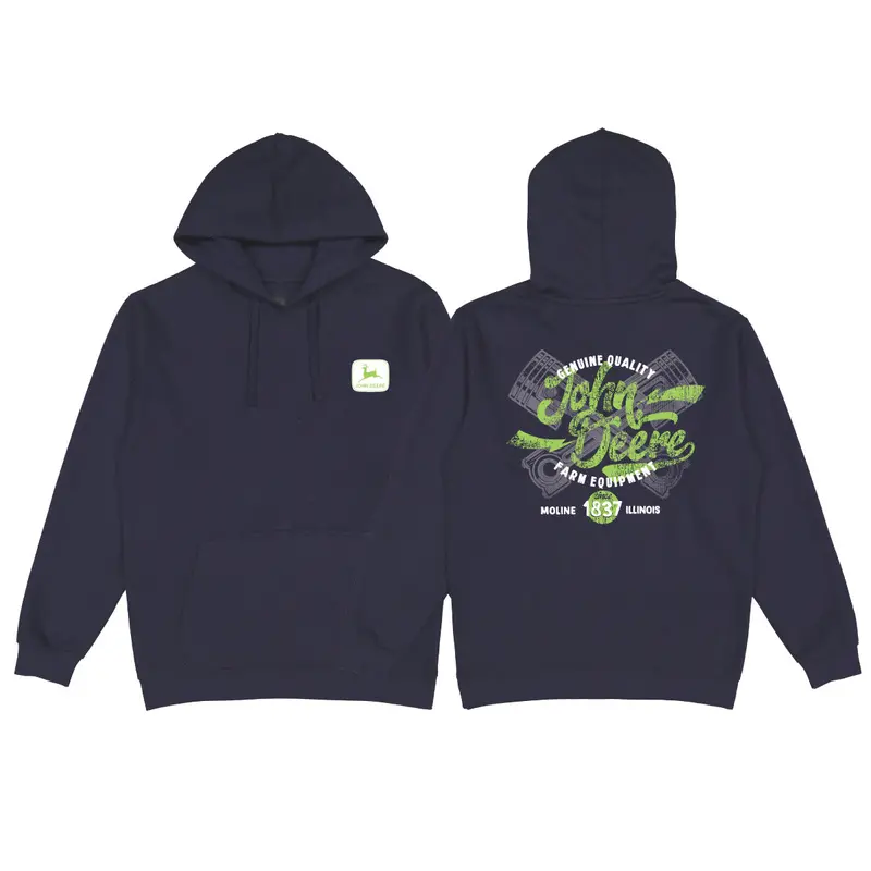 Farm Equipment Graphic Pullover Hoodie – John Deere Men'S Apparel 1