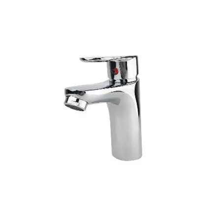 Fity Monobloc Lavatory Mixer – Matte Black Finish, A4949-1 1
