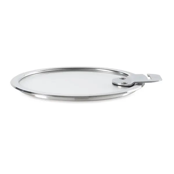 Flat Tempered Glass Lid – 18 Cm, Strate Series By Cristel 1
