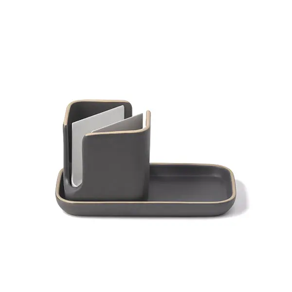 Full Circle Stash Modular Ceramic Sink Organizer 1