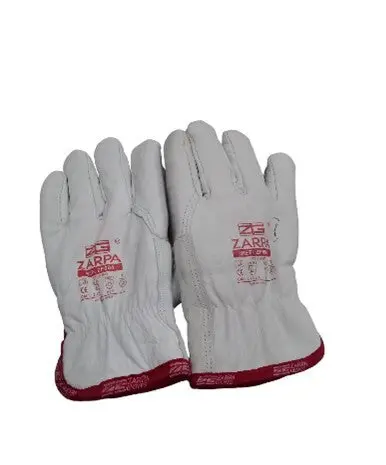 Full-Grain Leather Glove With Sheepskin Lining – Size 10 (Zf004T10) 1