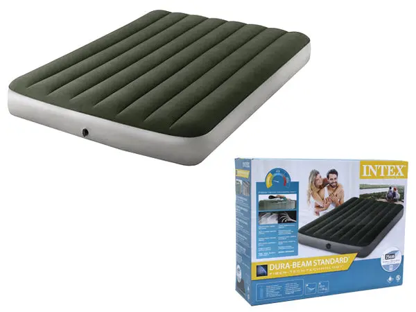 Full-Size Inflatable Air Mattress – 54" X 75" X 10" With Built-In Pump (Model 800-64108) 1
