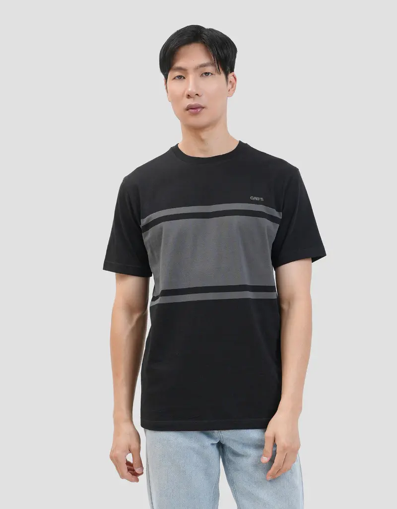 Gab'S Men'S Big Stripe Crew Neck T-Shirt (11443419036) 1