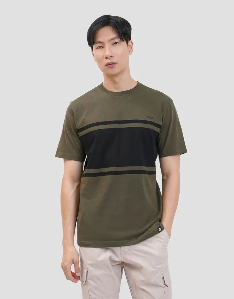 Gab'S Men'S Bold Stripe Crew Neck T-Shirt – Sku 11443419037 1