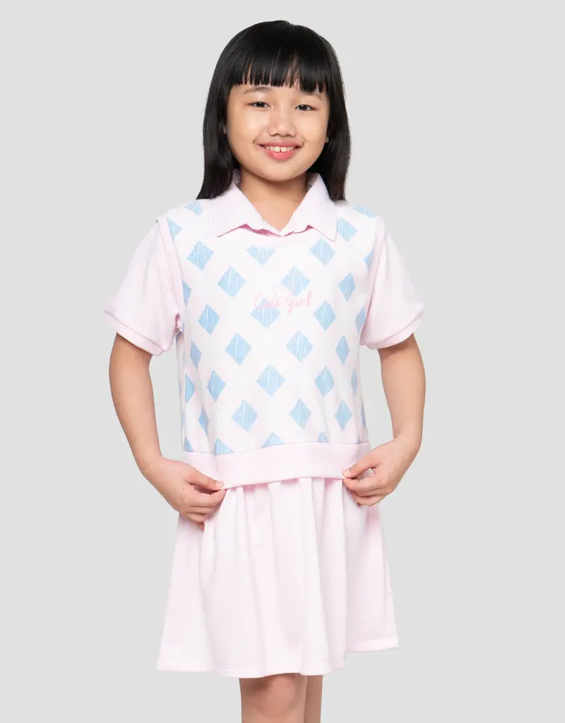 Girls' Little M Two-In-One Adorable Dress 1