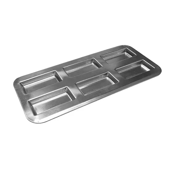 Gobel Tinplate Mini Tartlet Tray – 6-Cavity Financier Mold 1