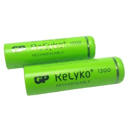 Gp Rechargeable Aa Batteries – 1300 Mah, Ni-Mh, Pack Of 2 (Gp0019) 1