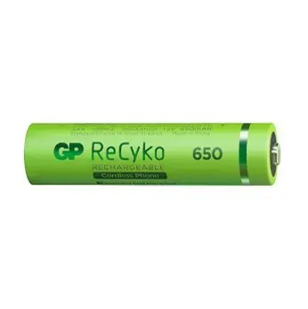 Gp Rechargeable Aaa Batteries – 650 Mah, Ni-Mh, Pack Of 2 (Gp0020) 1