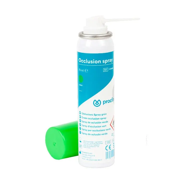 Green Occlusion Spray – Contact Mapping & Insertion Aid (75 Ml) 1