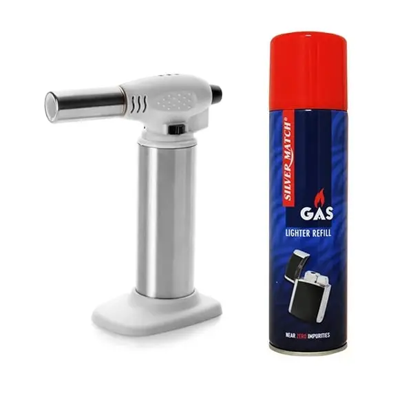 Ibili Elegance Butane Torch Set With Refill Canister 1