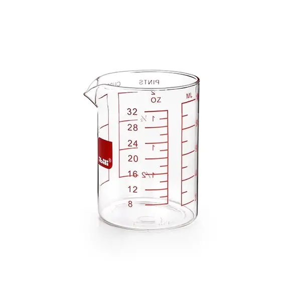 Ibili Glass Measuring Jug – 1L Capacity, Heat-Resistant & Marked Graduations 1