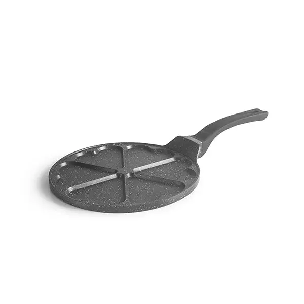 Ibili Heart-Shaped Mini Crêpe Pan Set – 6-Piece, 28 Cm Diameter 1