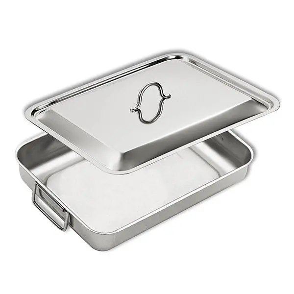 Inoxriv Stainless Steel Oven Dish With Lid 1