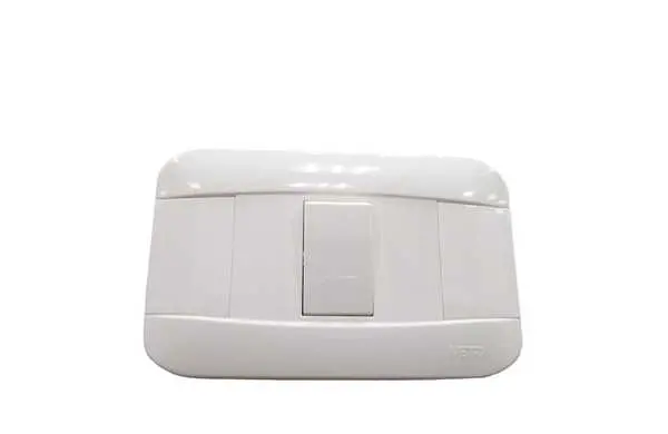 Ivory Single-Pole Toggle Switch – Veto Brand, Model 90160 1