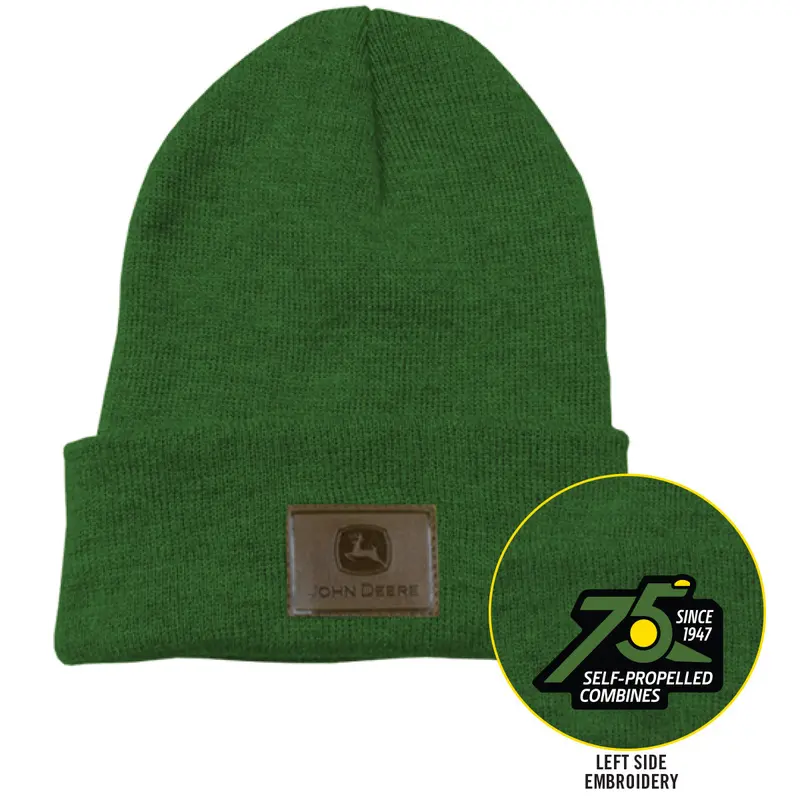John Deere 75Th Anniversary Cuffed Knit Beanie – Limited Edition 1