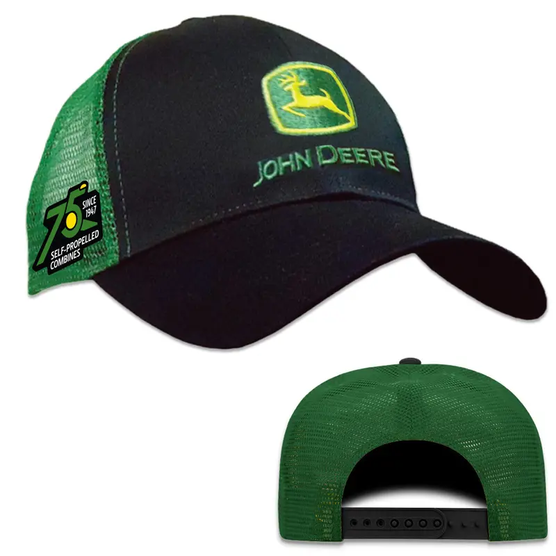 John Deere 75Th Combine Anniversary Cap – Green Cotton Twill 1