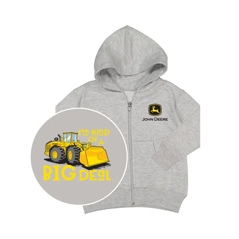 John Deere Big Deal Zip Hoodie For Toddler Boys 1