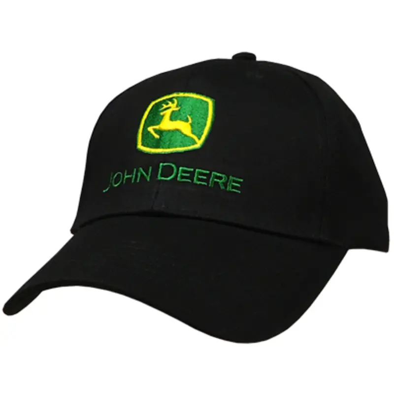 John Deere Classic Black Logo Cap For Men 1