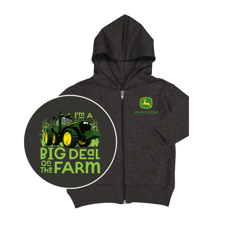 John Deere Farm-Themed Zip Hoodie For Infant Boys 1