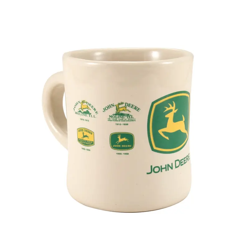 John Deere Logo History Diner-Style Ceramic Mug 1