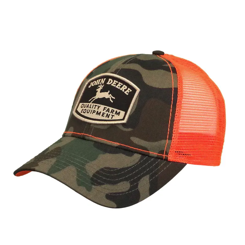 John Deere Men'S Breathable Mesh Camp Cap – Adjustable Back 1