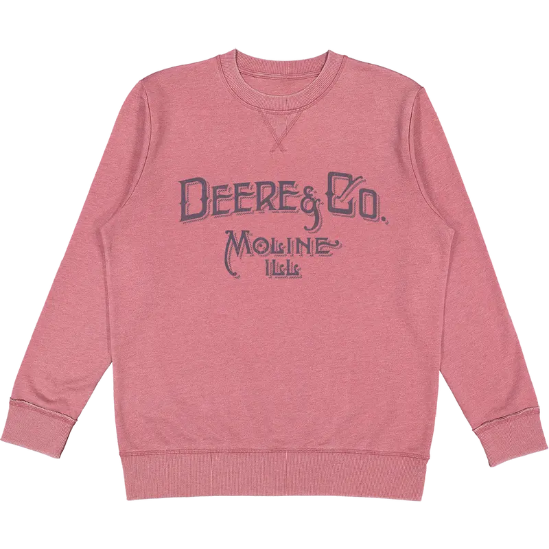 John Deere Men'S Rouge Deere & Co Vintage Fleece Sweatshirt 1