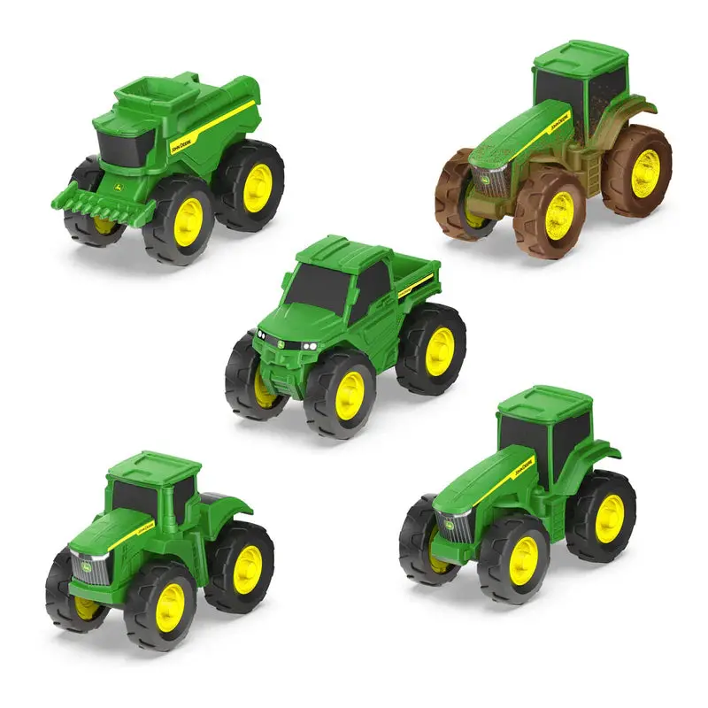 John Deere Pullback Toy Set: Tractor, Combine & Gator 1