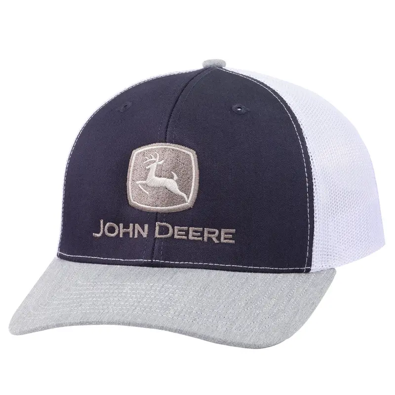 John Deere Richardson Navy And White Adjustable Cap 1