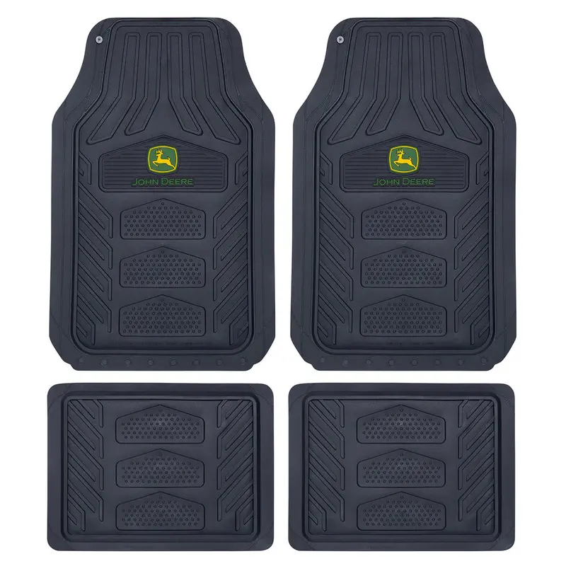 John Deere Weatherpro 4-Piece Floor Mat Set 1