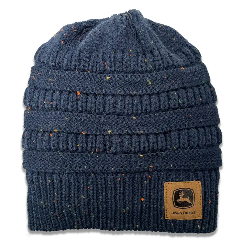 John Deere Women'S Knit Bun Beanie – Soft Cotton Blend 1