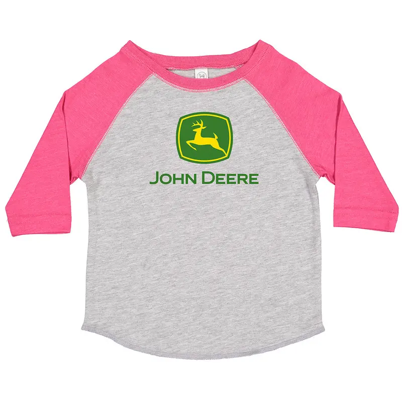 John Deere Women’S Raglan-Style 3/4-Sleeve T-Shirt 1