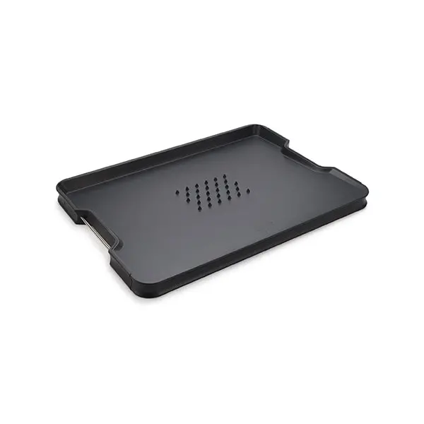 Joseph Joseph Cut&Carve Black Multi-Task Cutting Board With Integrated Features 1