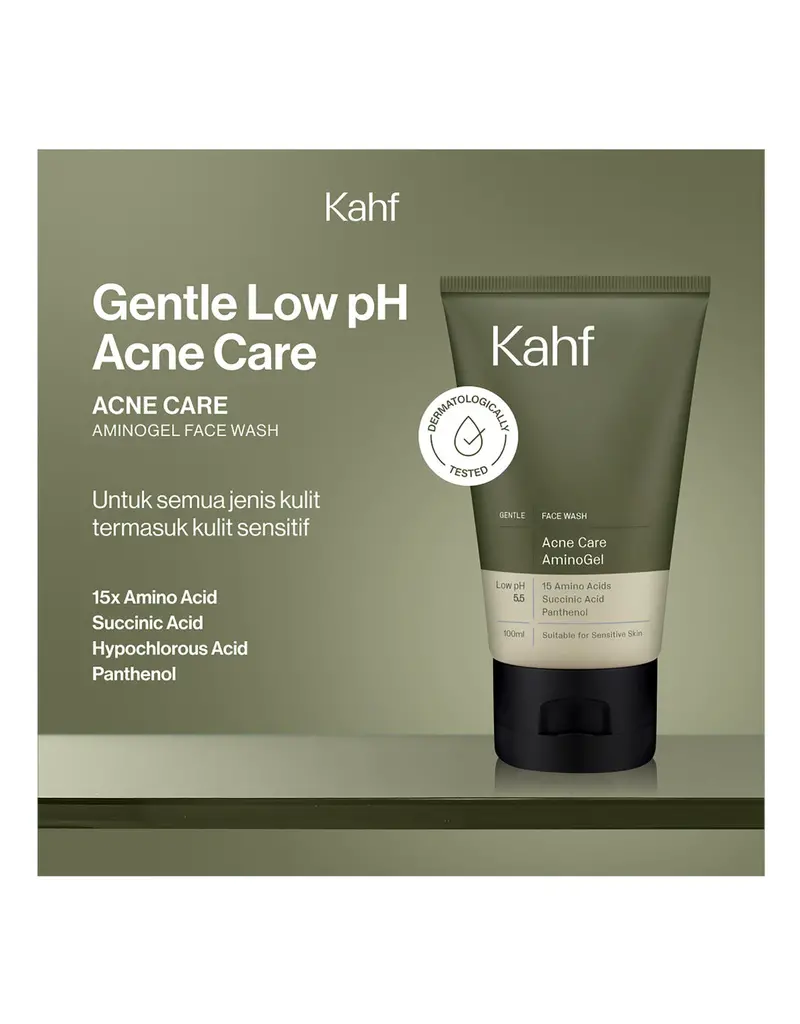 Kahf Acne Care Aminogel Facial Cleanser, 100 Ml 1