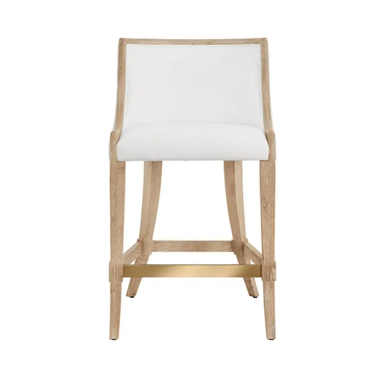 Keaton Cerused Oak Counter Stool 1