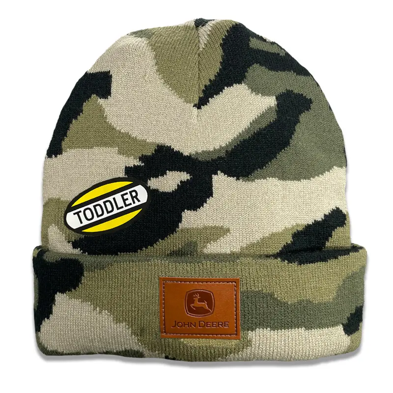 Kids' John Deere Camo Knit Beanie 1