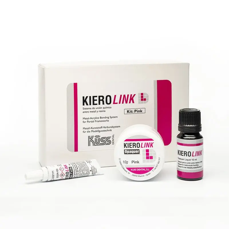 Kiero-Link Rose Opaquer Kit – Light-Cured Metal-Reinforced Powder 1
